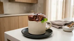 Bolinho de caneca no micro-ondas: sobremesa quentinha em cerca de 3 minutos