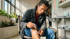 Como um curativo que “liga” com água pode acelerar a cicatrização: entenda o WPED